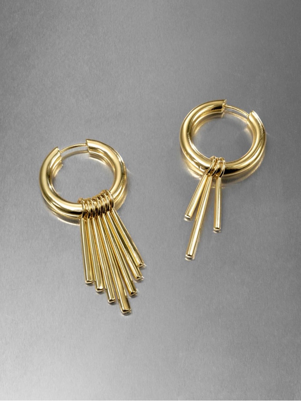 Ask and Embla MAYA SUNBEAM EARRINGS Gold - Picture 4 of 7